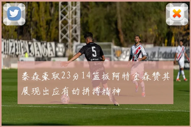 泰森豪取23分14篮板阿特金森赞其展现出应有的拼搏精神